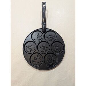 Nordic Ware Disney Mickey Mouse Pancake Pan 7 Mold Nonstick Griddle Made in USA